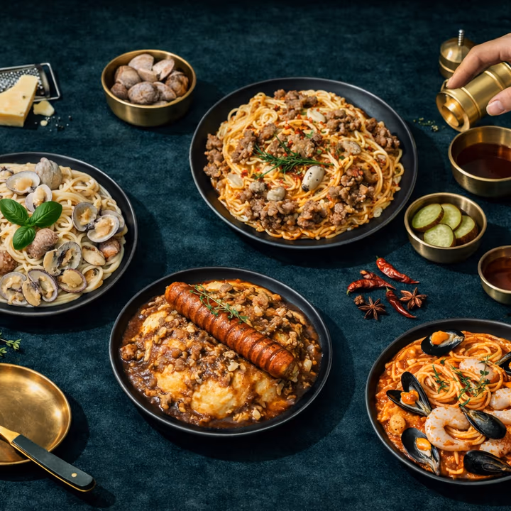 너랑 나 커플 옴므 set